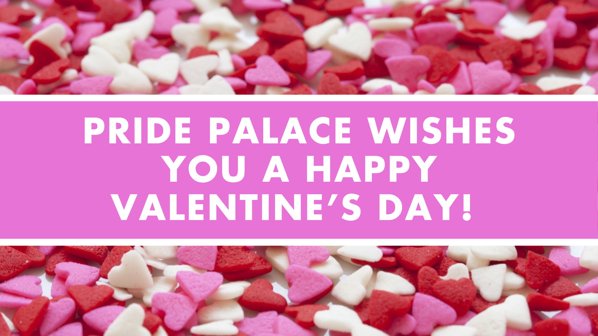 Happy Valentine's Day from Pride Palace!