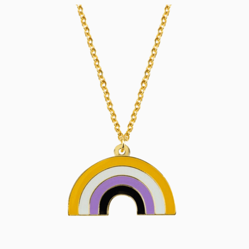 Non-Binary Rainbow Necklace