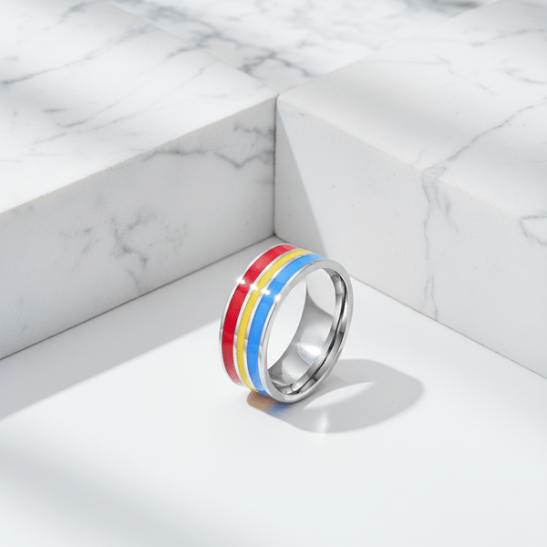 Pansexual Pride Ring