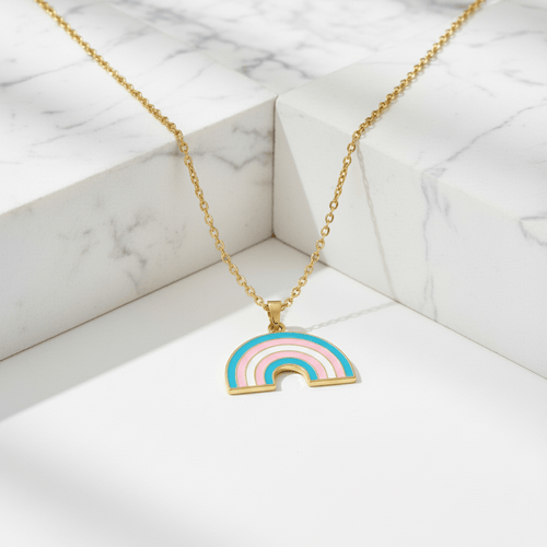 Transgender Rainbow Necklace