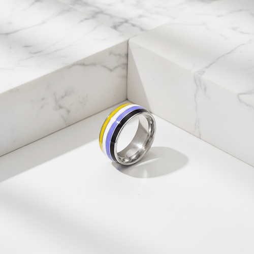 Non-Binary Pride Ring