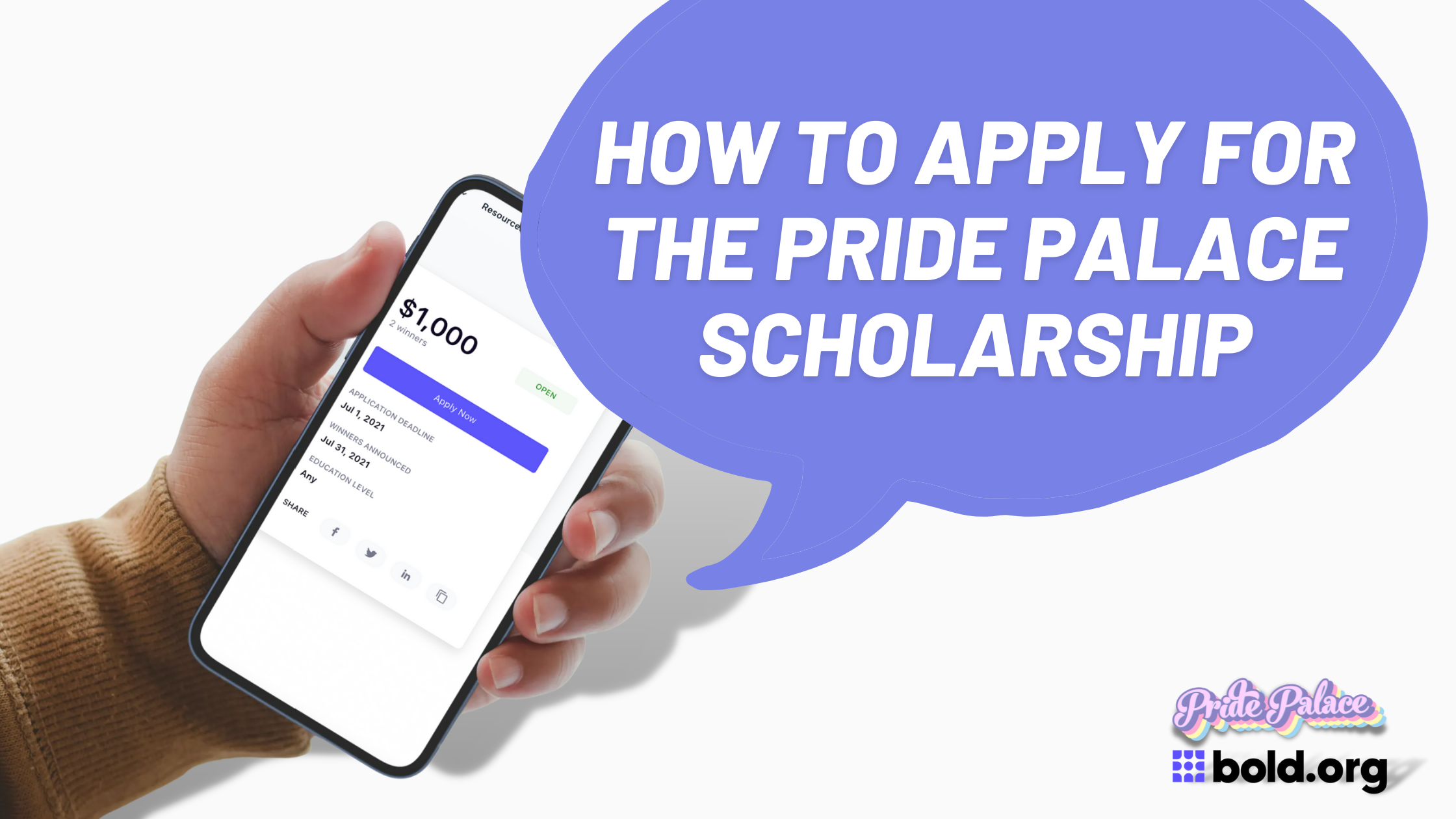 LGBTQ+ Scholarship: How You Can Apply For A Pride Palace Scholarship