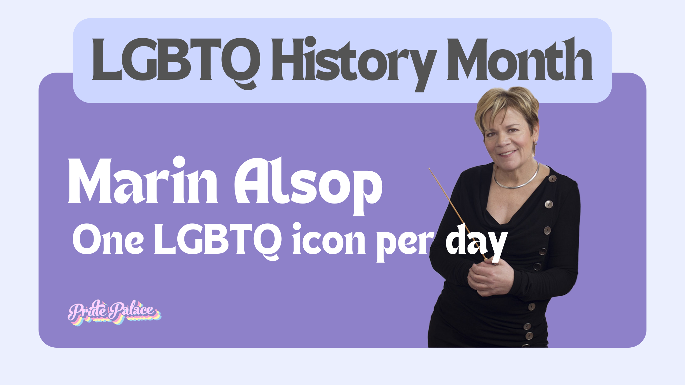 Marin Alsop - LGBTQ History Month