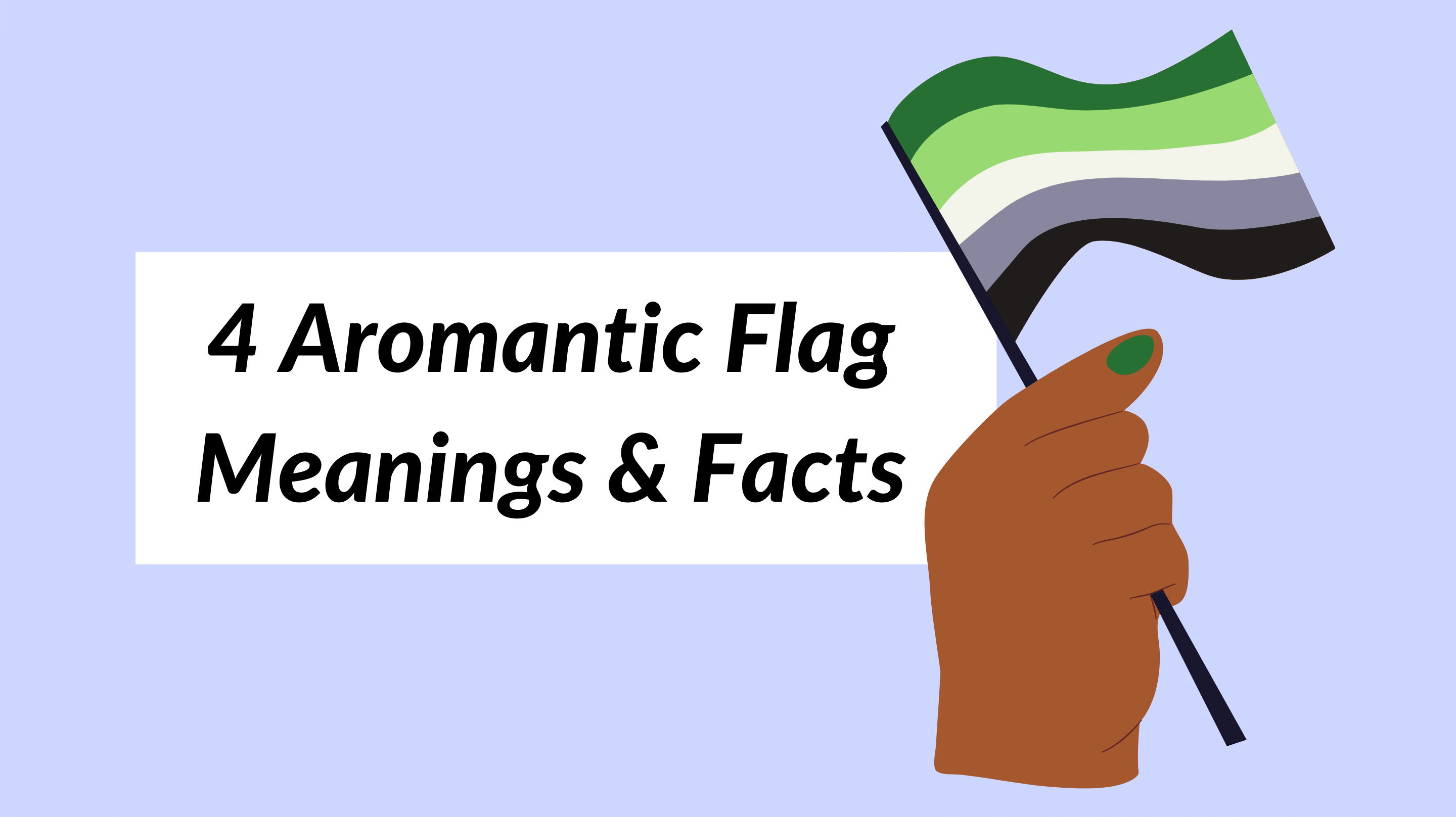 4 Aromantic Flag Meanings and Facts