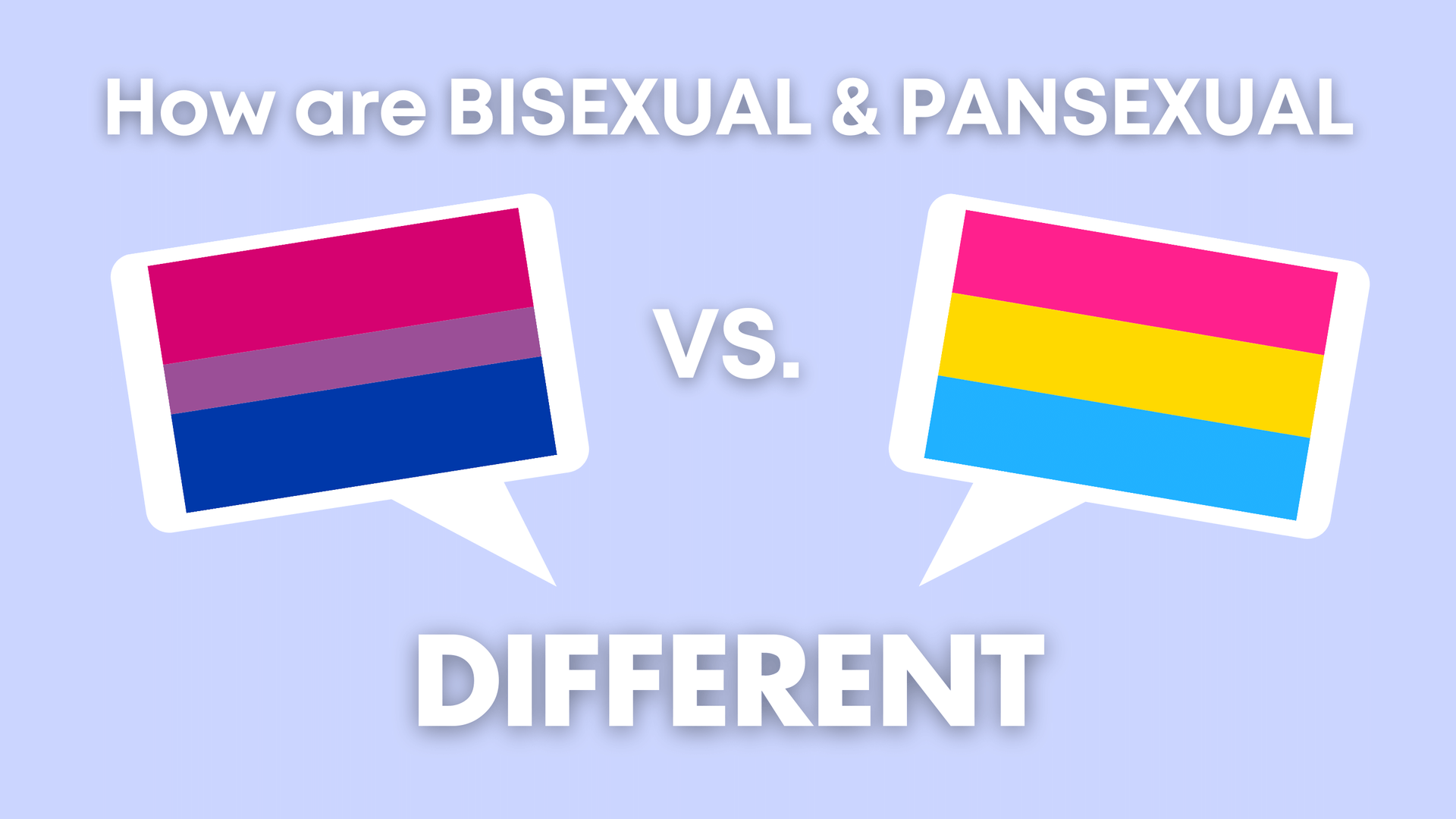 Bisexual Vs Pansexual Whats The Difference Pride Palace