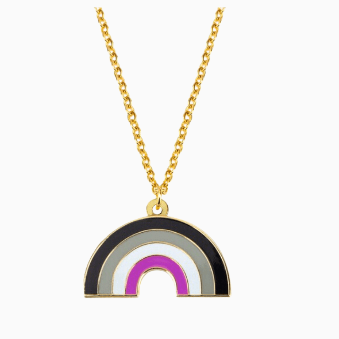 Asexual Rainbow Necklace
