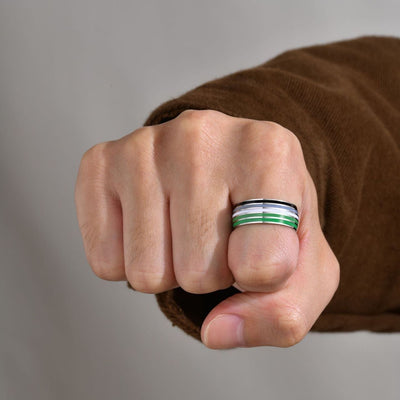 Aromantic Pride Ring