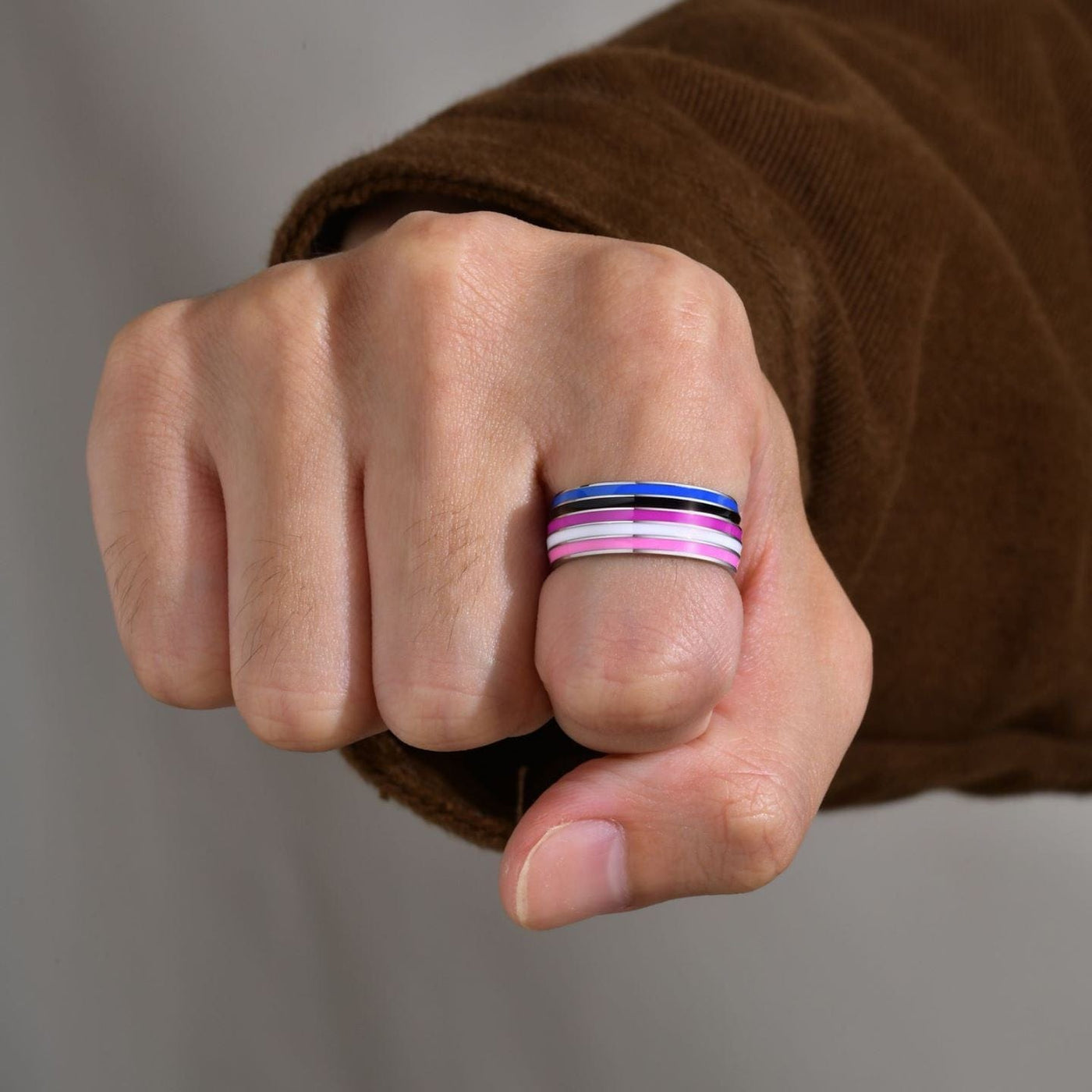 Genderfluid Pride Ring