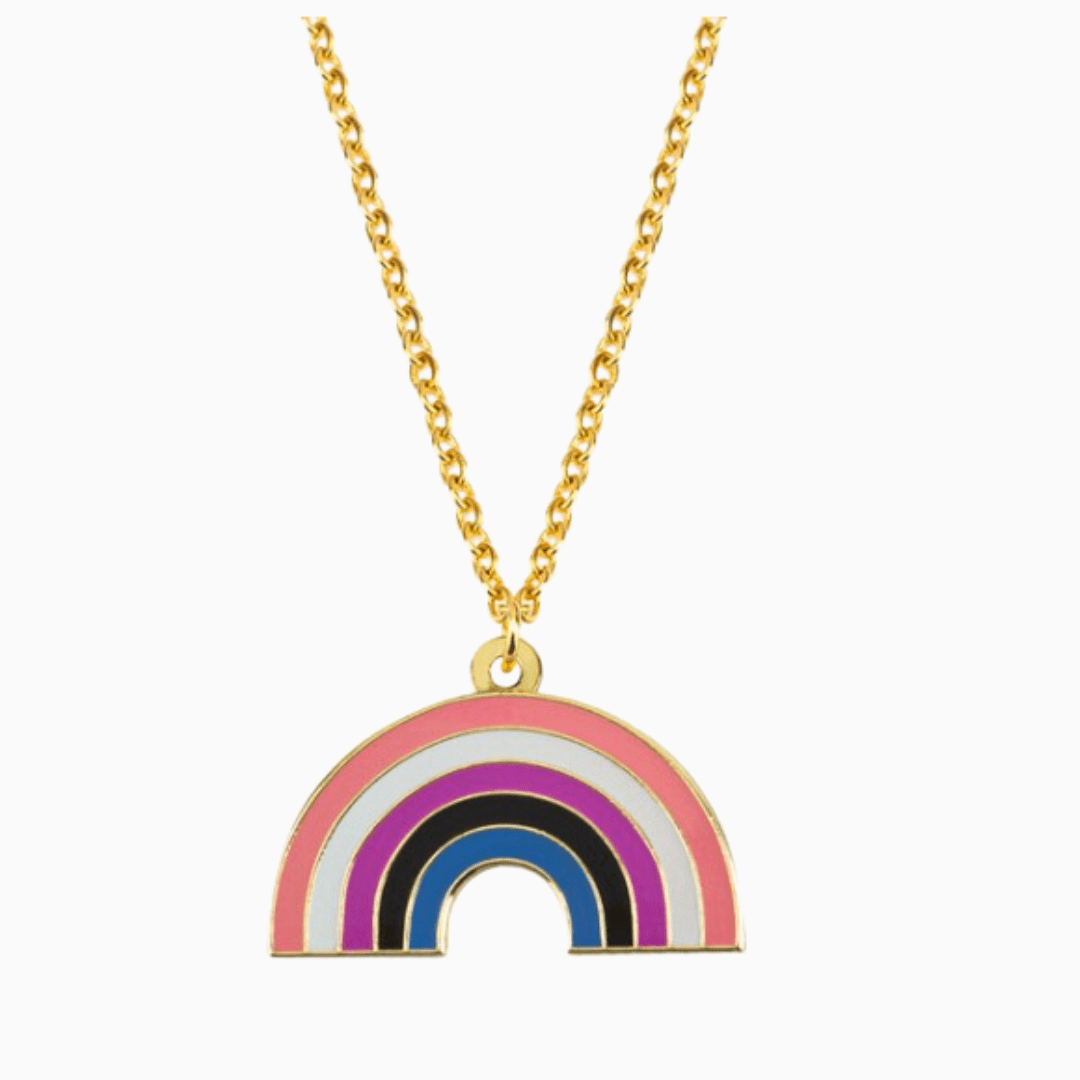 Genderfluid Rainbow Necklace