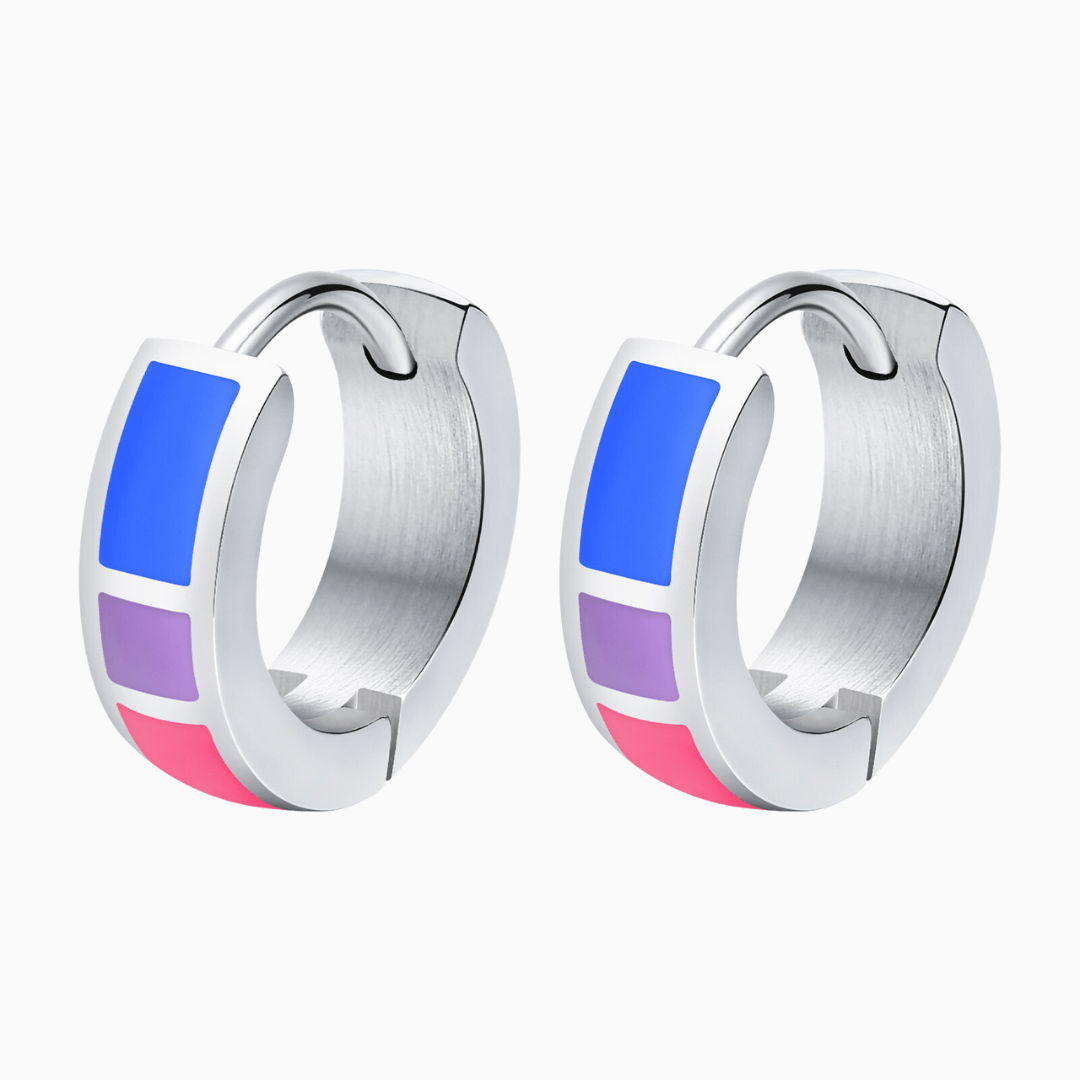 Bisexual Pride Earrings