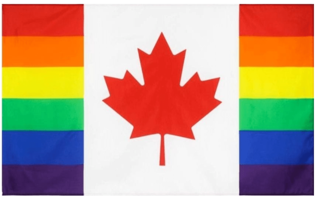 LGBTQ+ Canadian Flag