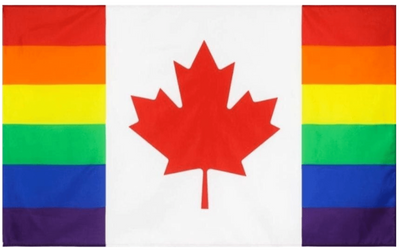 LGBTQ+ Canadian Flag