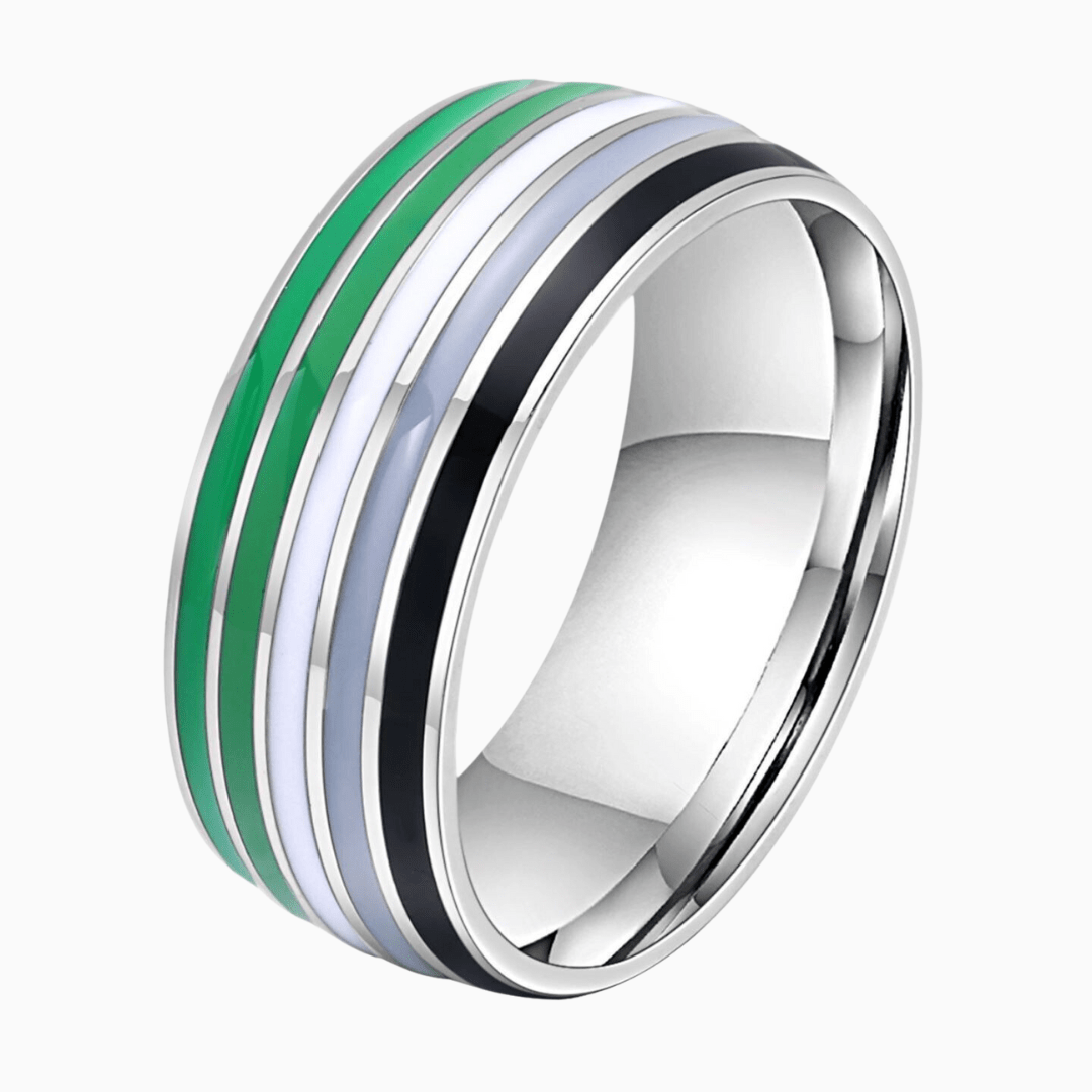 Aromantic Pride Ring