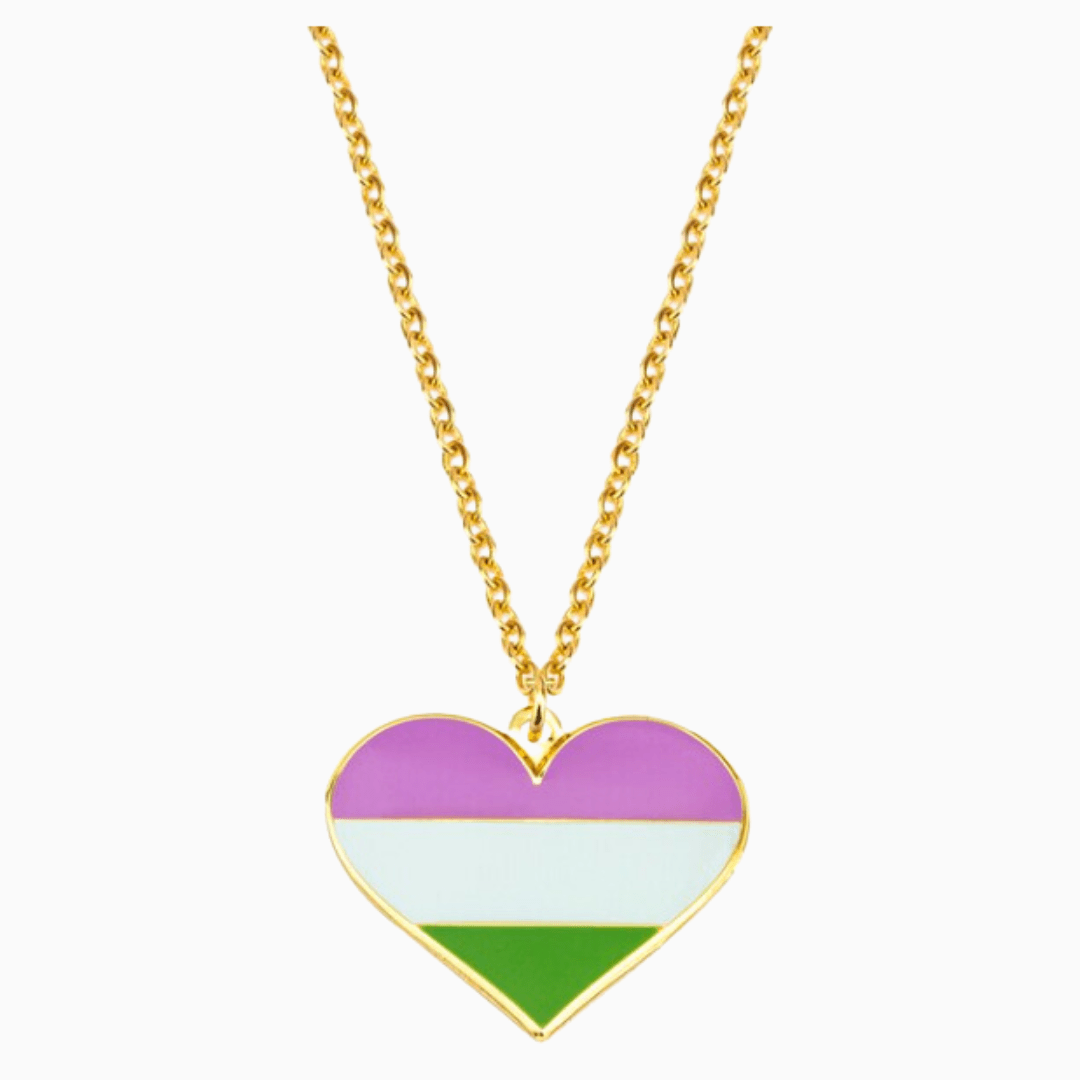 Genderqueer Rainbow Necklace