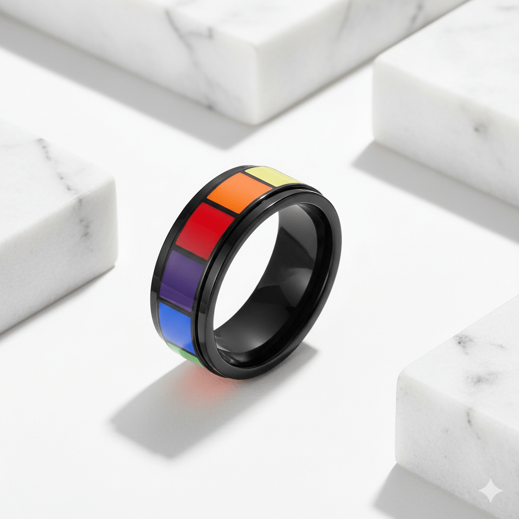 Art Rainbow Pride Ring