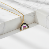 Asexual Rainbow Necklace