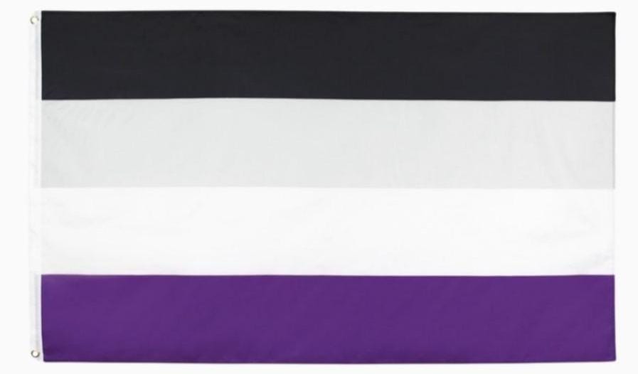 Asexual Pride Flag, 3x5 ft