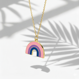 Genderfluid Rainbow Necklace