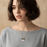 Asexual Heart Necklace
