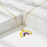 Non-Binary Rainbow Necklace