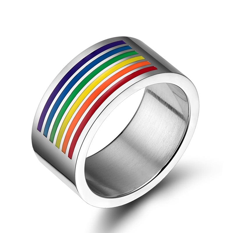 Subtle Pride Rainbow Ring