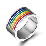Subtle Pride Rainbow Ring