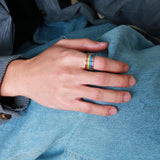 Subtle Pride Rainbow Ring