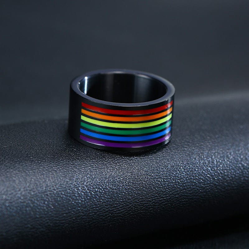 Subtle Pride Rainbow Ring