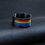 Subtle Pride Rainbow Ring