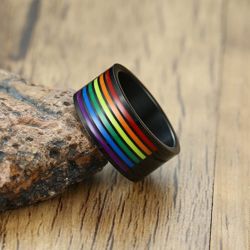 Subtle Pride Rainbow Ring