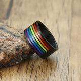 Subtle Pride Rainbow Ring