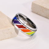 Pride Spiral Rainbow Ring