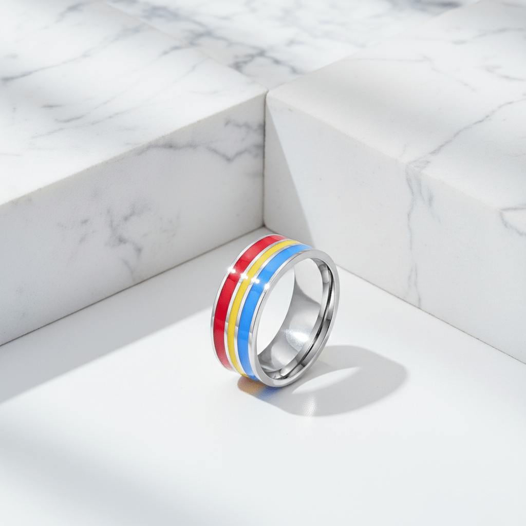 Pansexual Pride Ring