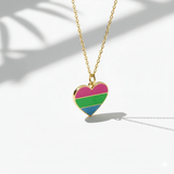 Polysexual Heart Necklace