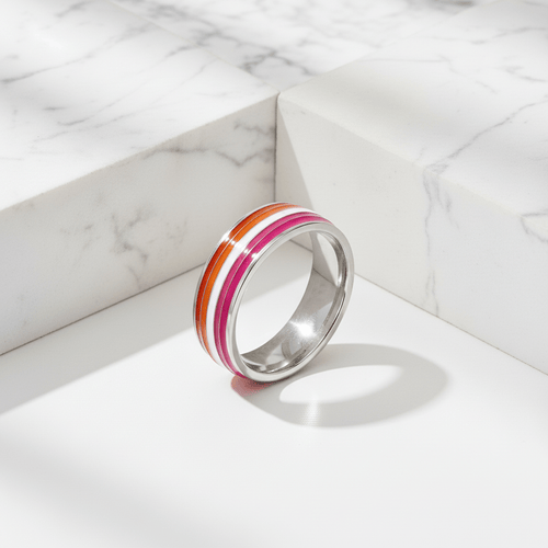 Lesbian Pride Ring