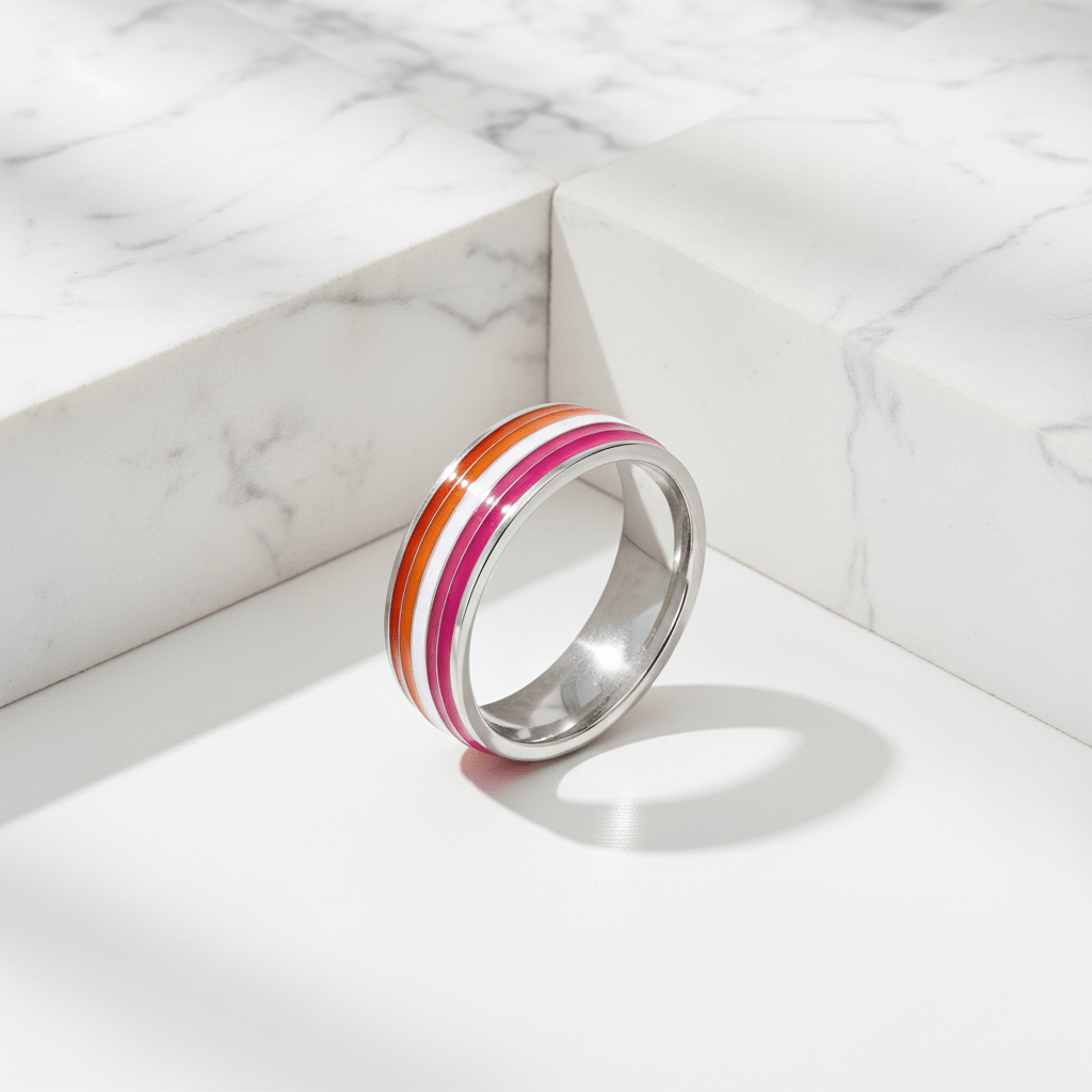 Lesbian Pride Ring