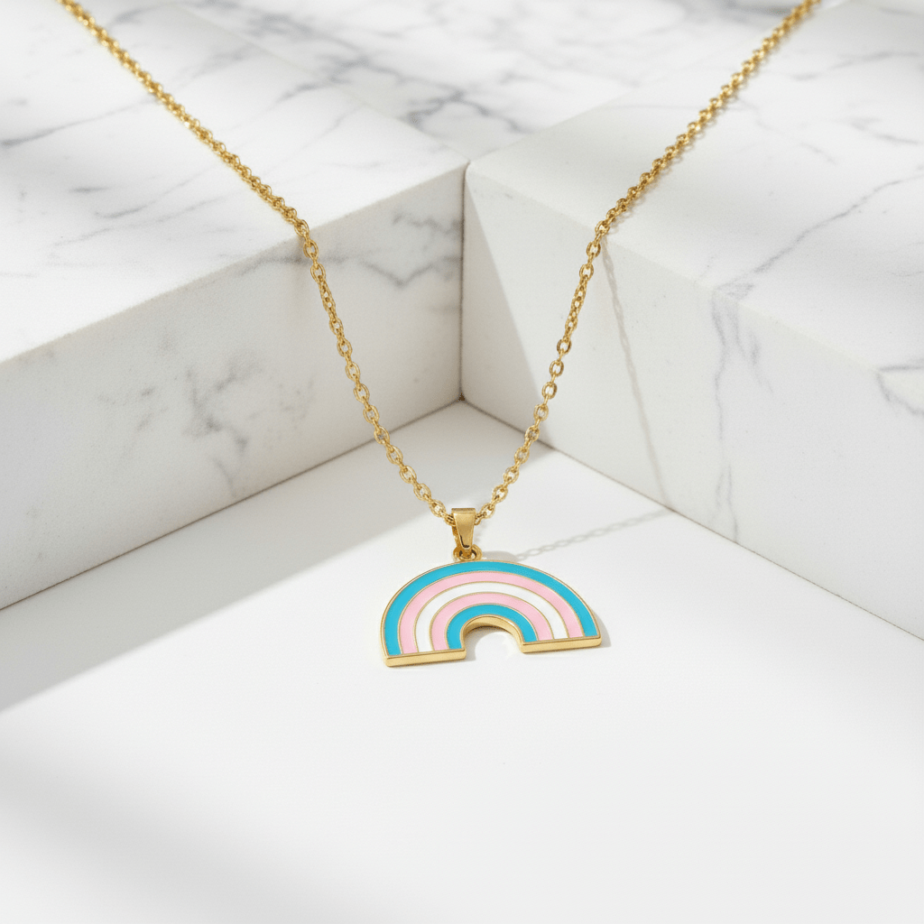 Transgender Rainbow Necklace