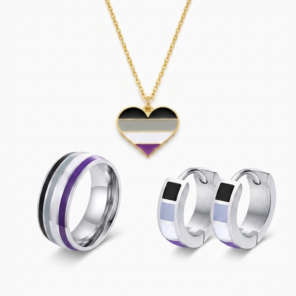 Asexual Pride Jewelry Bundle