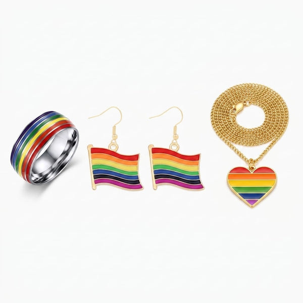 Rainbow Pride Jewelry Bundle