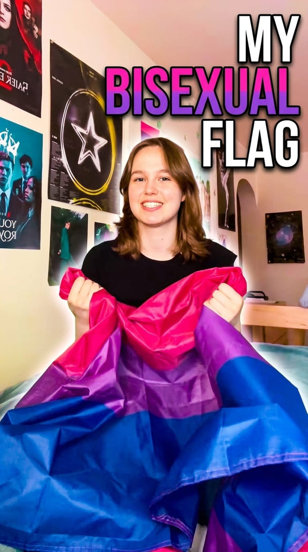 Flag reveal on camera