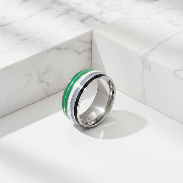 Aromantic Pride Ring