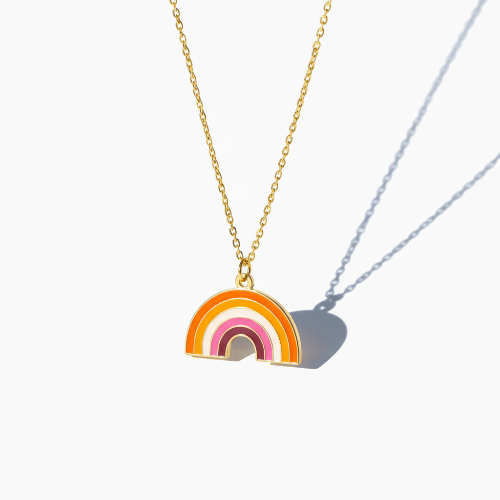 Lesbian Rainbow Necklace