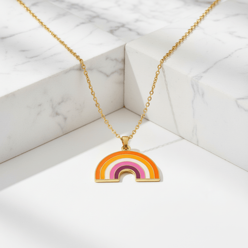 Lesbian Rainbow Necklace