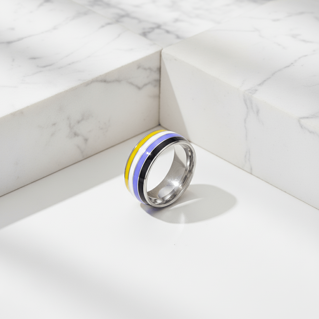 Non-Binary Pride Ring