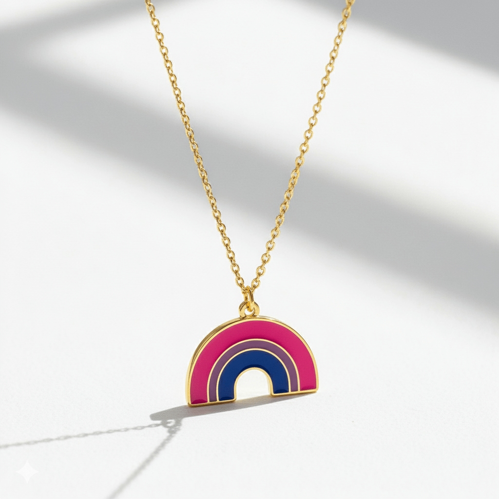 Bisexual Rainbow Necklace