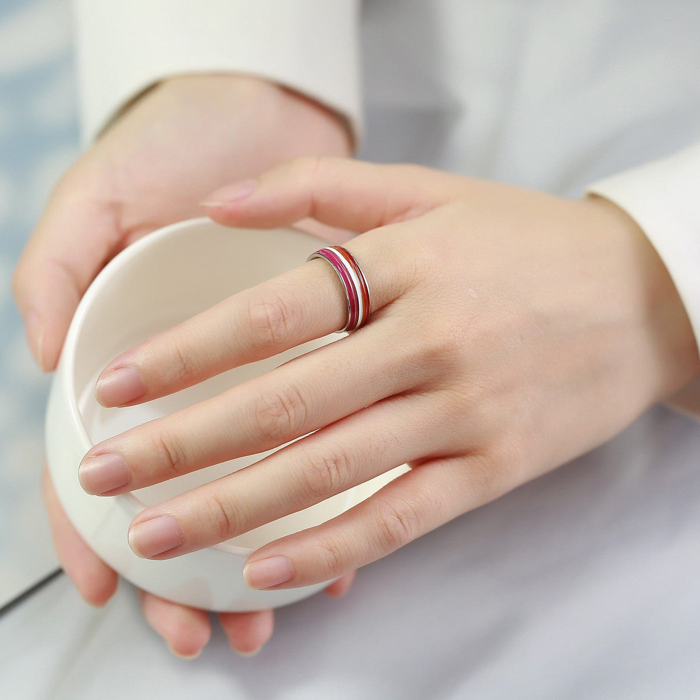 Lesbian Pride Ring