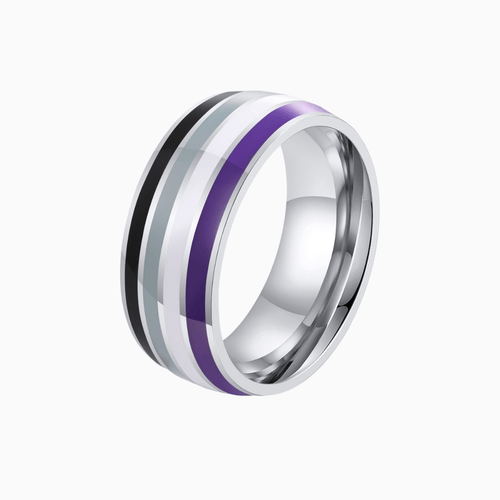 Asexual Pride Ring