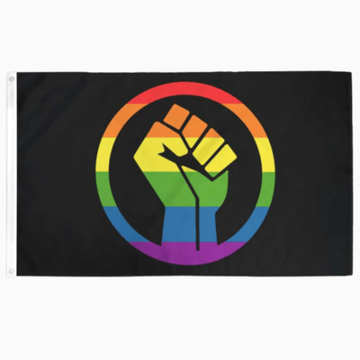 BLM X Pride Flag - Pride Palace